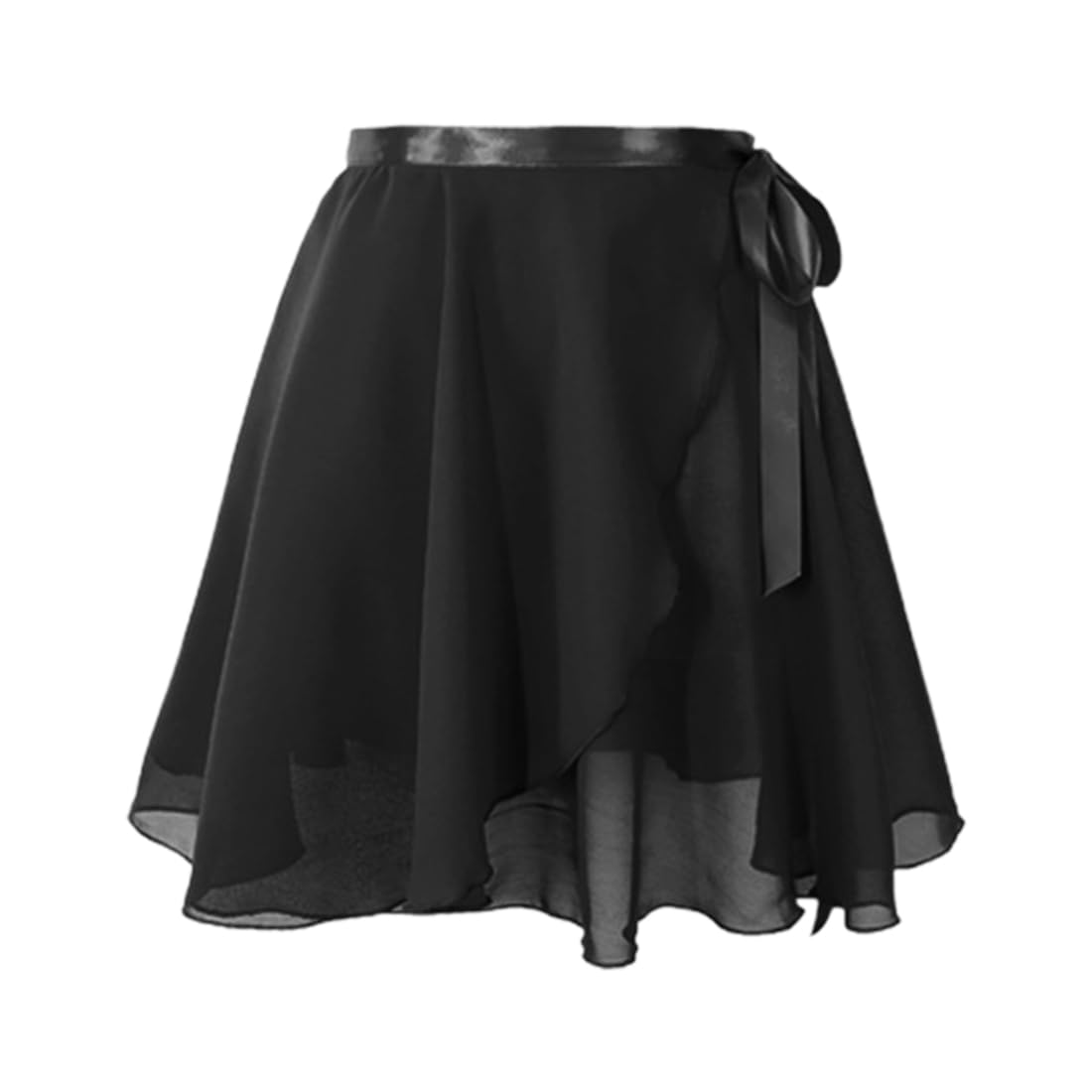Falda de Ballet para Mujer, Falda de Abrigo la Danza de Ballet Gasa con Lazo de la Cintura, Clásica Ropa para Gimnasia para Mujeres, S