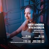 NEEWER GL1 Pro 15,5" Key Light Streaming Éclairage Panneau avec APP Contrôle 2,4G pour PC/Mac iOS/Android Lumière LED 2800Lumens Fixation de Bureau Compatible avec Elgato Stream Deck Gaming Photo,Zoom - 4