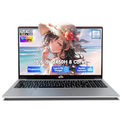 Image of NIMO 15.6 inch FHD IPS Laptop, 32GB RAM 1TB SSD Intel 8 Core i5 (Beat i7-11800H, Up to 4.4 GHz), 100W Fast PD, Backlit Keyboard for AI Multitasking WFH Office Trip & Students Daily Study 2-Yr Warranty