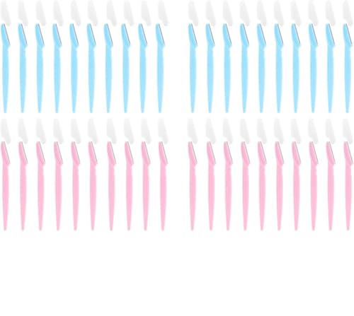 Tnsoyca 40 Stück Augenbrauenrasierer Set