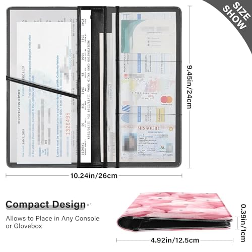 Organizador de coche piel PVC multicolor miniatura 3