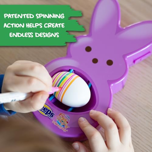 The Eggmazing Egg Decorator - Peeps Bunny - O conjunto de artes e artesanato inclui 6 marcadores col