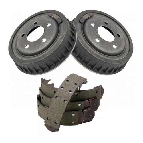 GFDKGKJ Rear Brake Shoe & Drum Kit for Ford for Ranger 1998-2009,for Mazda for B4000 1998-2000 2007-2009 1408-25394 40632019501, Revitalize your car