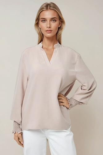 Hiccup V-Neck Long Sleeve Blouse3