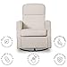 Delta Children Blair Slim Nursery Glider Swivel Rocker Chair, Cream