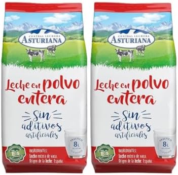 PACK 2 Unidades - Central Lechera Asturiana Leche en Polvo Entera...