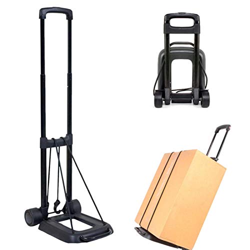 Ritapreaty Carrito de Compras Ligero, Plegable, con 2 Ruedas, Comprador de Gran Capacidad Utilizado para Compras Familiares, Viajes