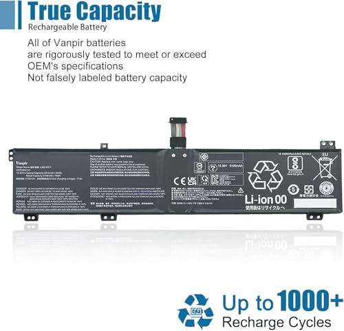 Image of L20C4PC1 Laptop Battery for Lenovo Legion 5 Pro-16ACH6 16ACH6H 16ITH6 16ITH6H Legion 5-15ITH6 15ITH6H 15ACH6 15ACH6A 15ACH6H Legion 7-16ITHg6 16ACHg6 Series L20M4PC1 L20D4PC1 Short-Cable