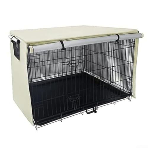 Housse de cage pour chien imperméable avec aération en maille et isolation soleil