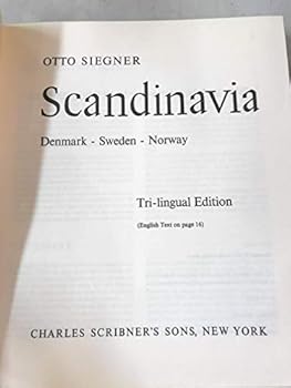Hardcover Scandinavia; Denmark-Sweden-Norway Book