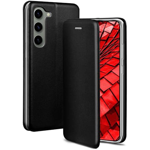 Housse Samsung S23 Plus avec fentes cartes : étui à rabat fonctionnel en silicone et simili cuir