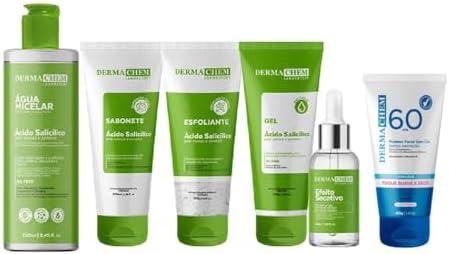 Kits Skincare Limpeza de Peles Oleosas Salicilico Anti Acne Prote...