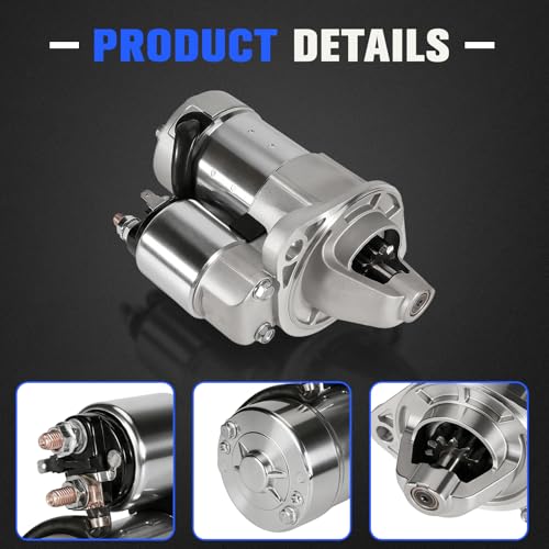 Motor de Arranque Compatible con Yanmar 2QM20 3JH2 3JH3 4JH3, Case CX27B, Cub Cadet Tank S6032-D para Motores Marinos y Excavadoras Compactas 12V CW 11T 1.2KW 12924277010 miniatura 5