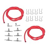 Injektor-Kraftstoff-Rücklaufleitungs-Kit, Edelstahl-Korrosionsschutz-Kraftstoff-Injektor-Rücklauf-Schienen-Kit Rostfrei Langlebig mit Metallbeschlägen zum Austausch