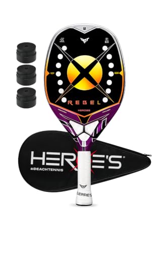 Raquete de Beach Tênis Heroes Rebel 2026 Com Capa e NFC