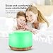 300ML Essential Oil Diffuser, Remote Control Ultrasonic Aromatherapy Oil Diffusers Cool Mist Humidifier, Waterless Auto-Off and 7 LED Light Colors for Bedroom, Yoga, SPA, Baby