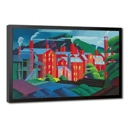 Toile Jersey Silkmills par Oscar Bluemner : l'élégance murale pour votre bureau