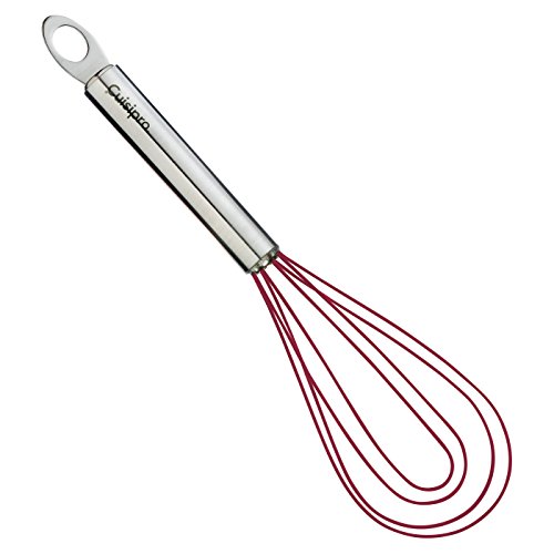 Cuisipro 74696805 Flat Whisk, 8 Inch, Red