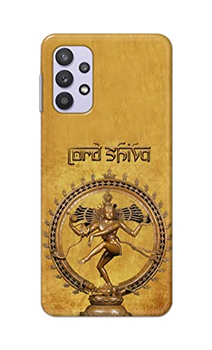 Image of PRINTFIDAA Lord Shiva As Nataraj Printed Designer Hard Case for Samsung Galaxy A32 5G Back Cover -(e) RPM1004