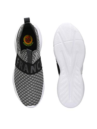 Image of Franco Leone Men Grey Slip On Sports Shoes