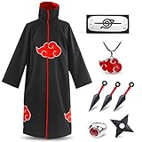 💥 La lavorazione è incredibile, Hiu Cosplay Costume + Cotone, cucito con la stessa nuvola rossa come nell'anime. Le maniche sono ampie e il mantello è molto lungo.💥 La lavorazione è incredibile, Hiu Cosplay Costume + Cotone, cucito con la stessa nuvola rossa come nell'anime. Le maniche sono ampie e il mantello è molto lungo.