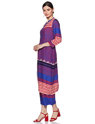 Image of global desi Women's Rayon Salwar Suit Set