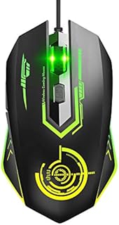 uhuru Gaming Mouse Wired, PC Gaming Mice with 6 Programmable Buttons, 4800 DPI, 7 Backlight Modes, Ergonomic Design, Gaming Software for PC/Mac