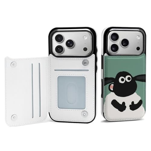 iPhone 17 Pro用ケース 手帳型 ひつじのショーン アイフォン17用ケース カード収納 スマホケース 財布型 携帯ケース おしゃれ 人気 キャラクター