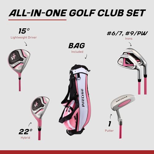 Precise Kids Golf Club Set Ages 3-12 Boys & Girls