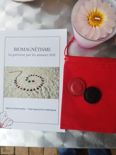 Kit biomagnétisme avec livre et petits aimants thérapeutiques pour équilibre