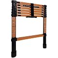 Telescoping Ladder 6.6 FT, Lightweight Collapsible Ladders, Carbon Steel Step Ladder for Home, Folding Telescoping Ladder for RV, Attic, Daily Use at Home
