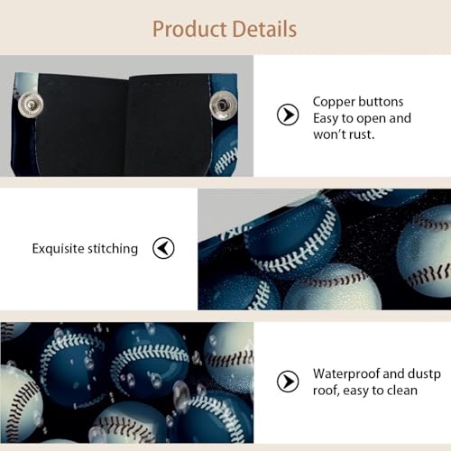 Support de boîte à mouchoirs baseball pour ranger vos serviettes - 4