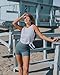 Yogalicious Ultra Soft Lightweight Hi Rise Shorts with Side Pocket - High Waist Yoga Shorts - Black - Medium