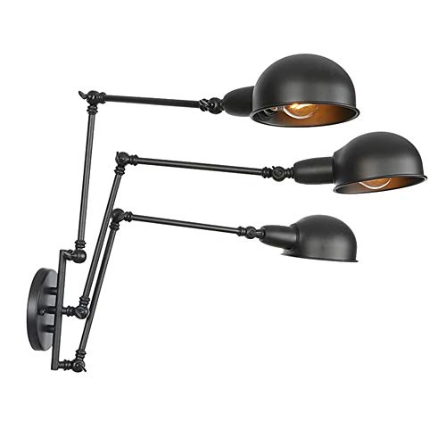 Lámpara de pared de 3 cabezas para iluminar escritorios sin ocupar espacio 2