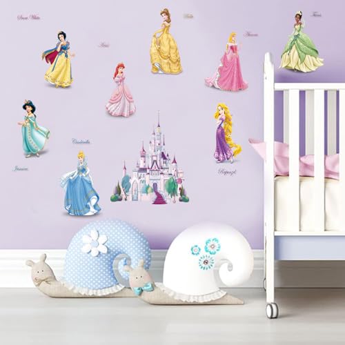 Fanwaoo Princess Wall Decals for Girls Kids