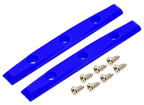 Teak Tuning Gem Edition Board Rails, Set of 2 with Screws, Blue Sapphire