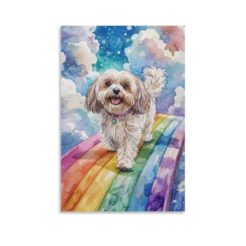 Affiche Shih Tzu pour décoration de chambre et couloir en toile