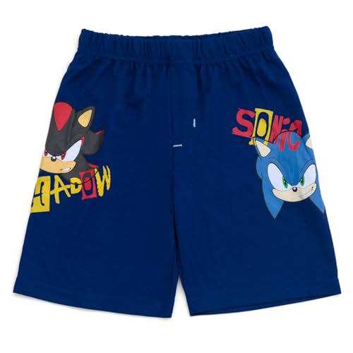 Image of SEGA Sonic the Hedgehog Athletic T-Shirt and Mesh Shorts Outfit Set Toddler to Big Kid Sizes (2T - 18-20)