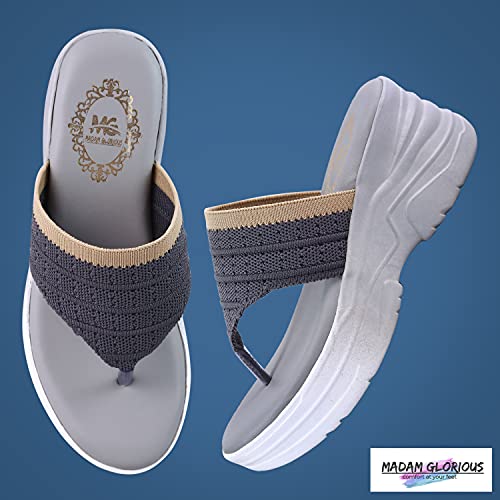 Image of madam glorious women's /girls stylish soft comfortable v shape wedges for women stylish