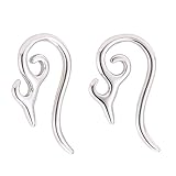 Je größer der Durchmesser, desto größer wird auch die Länge des Piercings, diese Länge bewegt sich ca. zwischen 42 mm (kleinste Variante) und 64 mm (größte Variante)/ Das Gewicht nimmt mit der Größe ebenfalls zu, es bewegt sich etwa zwischen 4,88 g (3 mm Variante) und 28 g (6 mm Variante)./ Farbe: silbern.