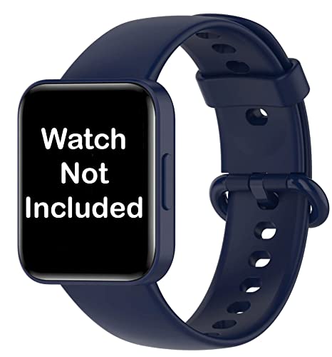 Mobistyle Soft Silicone Wristband smartwatch Strap Compatible only for Redmi Watch 2 Lite /Redmi GPS Watch(Blue)