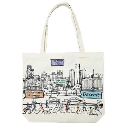 Image of Cities Around the World Artwork Tote Bag Series- Designed in the USA, 17 inchx14 inch, Double Sided Print, Souvenir & Gift