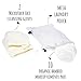 Reusable Makeup Remover Pads and Microfiber Face Cleansing Gloves | 12 Pack with Laundry Bag | 100% Organic Bamboo Cotton | Eco-friendly | Waste Free | Luxury