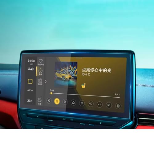 Verre trempé VW ID4 protection écran GPS et tableau bord 12 et 5,3 pouces haute résistance