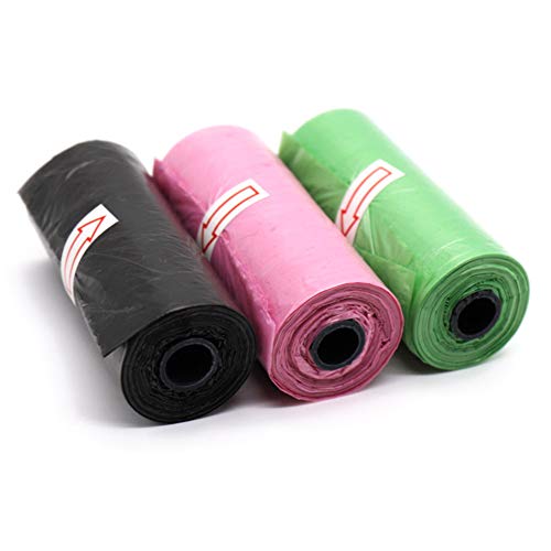 EGFHEAL 15 pçs/saco de lixo plástico rolo sacos de lixo especiais para fraldas de bebê abandonadas,