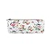 Produktbild Nahtlose Druck Bleistift Fall Pen Bag Multifunktionale Flower Stationery Tasche Reißverschluss Tasche von bennigiry, Student Reißverschluss Bleistift Inhaber Tasche Geschenk Travel Make-up Tasche