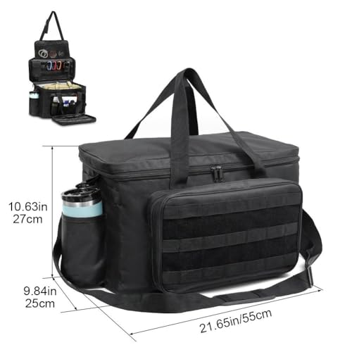Bolsa de patrulla resistente al agua con compartimentos modulares para equipo policial 8