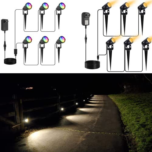 Volisun 12 Pack, Outdoor Spotlights Low Voltage Landscape Lighting #TOP13