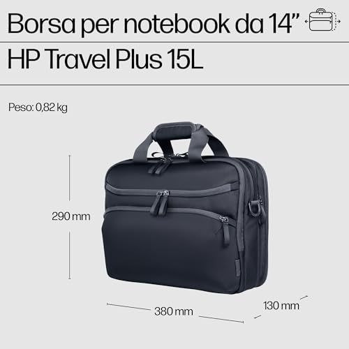 HP Travel Plus Sacoche pour ordinateur portable 16.1 - vue 6
