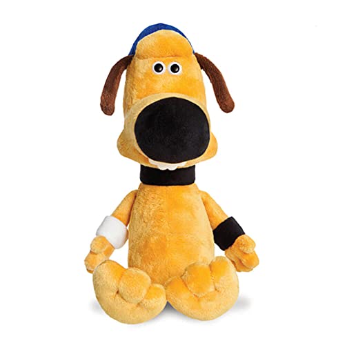 Aurora World Aurora, 61421, Hund Bitzer, Shaun das Schaf, Plüschfigur, Braun